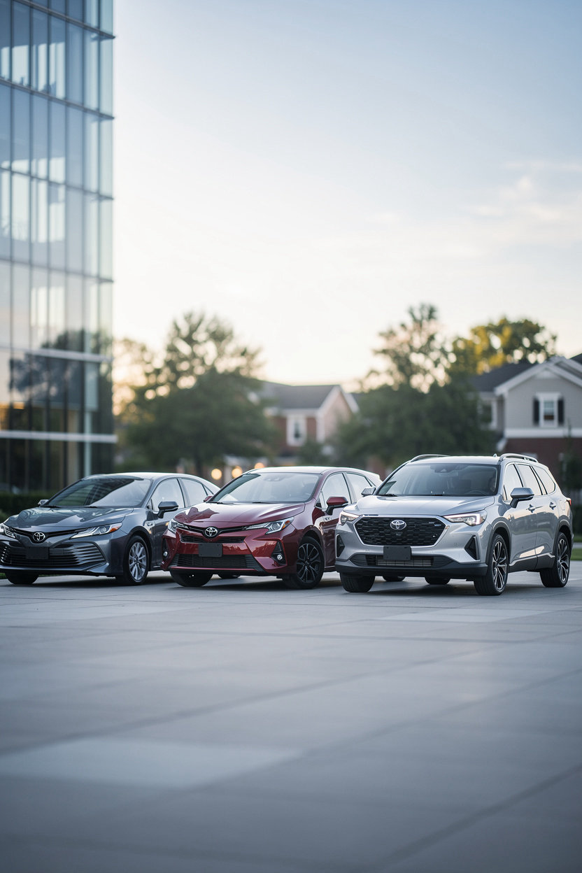Rafael 355 Toyota popular models including Corolla, RAV4, Camry, Highlander, and hybrid options in Rockville, MD